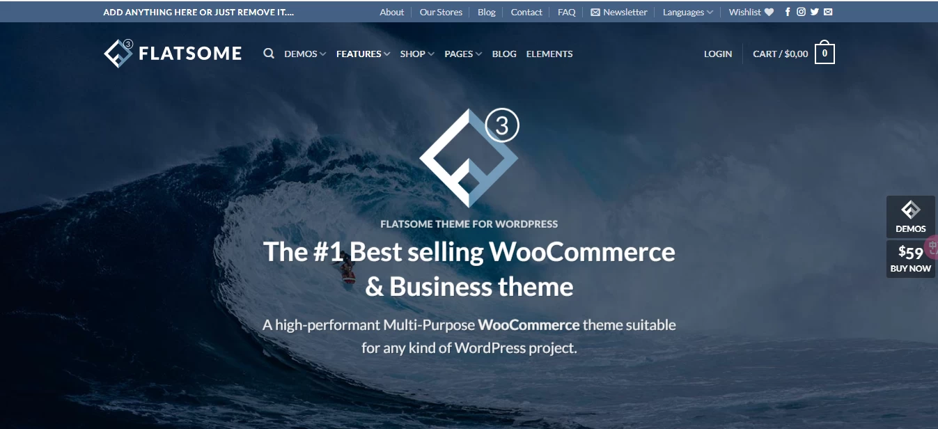 WordPress 主题 Flatsome v3.17.7-诺言资源网