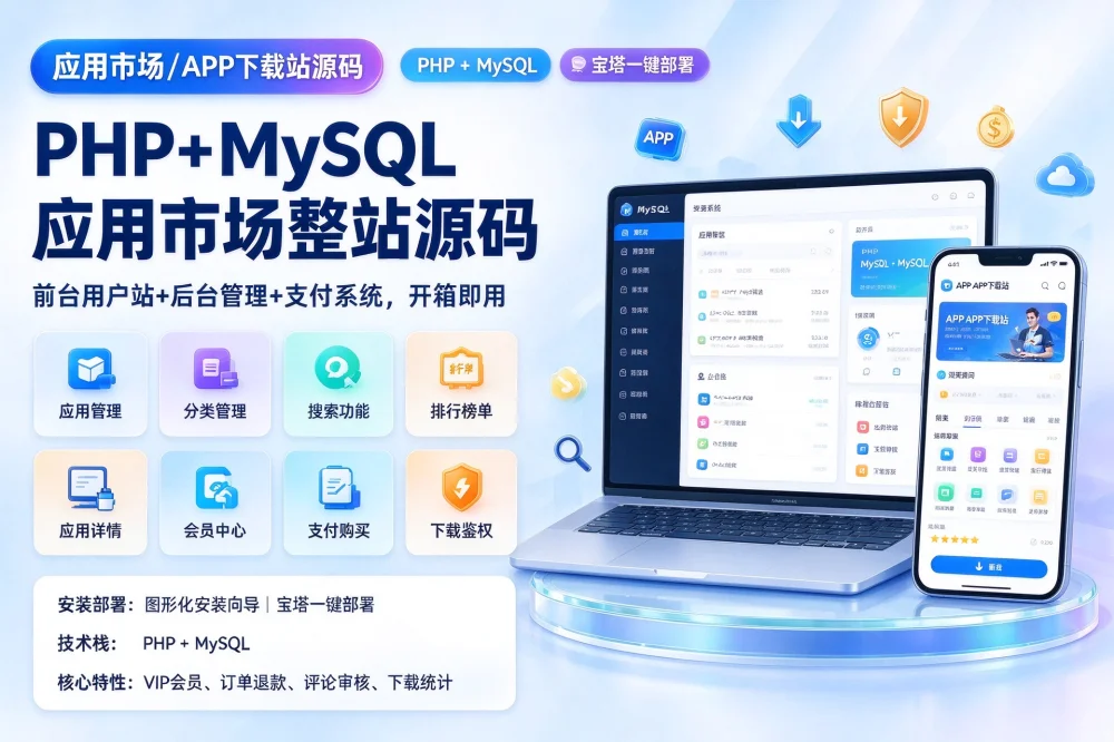 应用市场 / APP 下载源码-诺言资源网